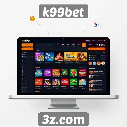 Interface do k99bet melhora experiência do usuário