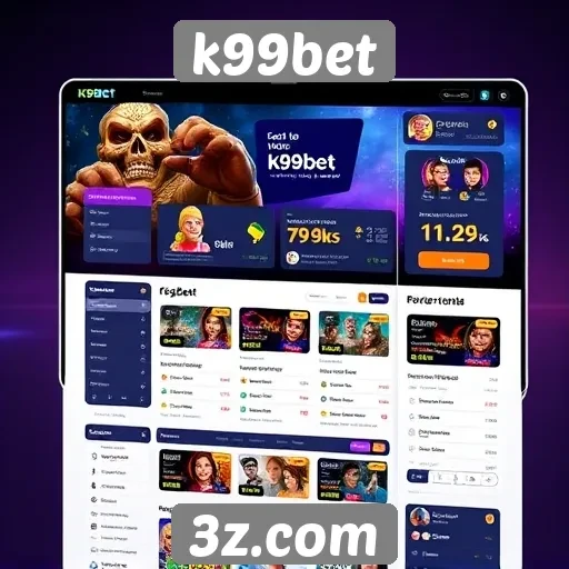 Usabilidade e design da interface do k99bet